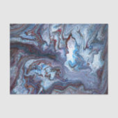 Marbling Blue Tissuepapier (Voorkant)