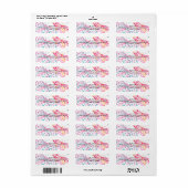 Marbling Butterflies - de Etiketten van het Adres (Full Sheet)