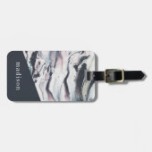 Marbling V Crop Bagagelabel (Voorkant horizontaal)