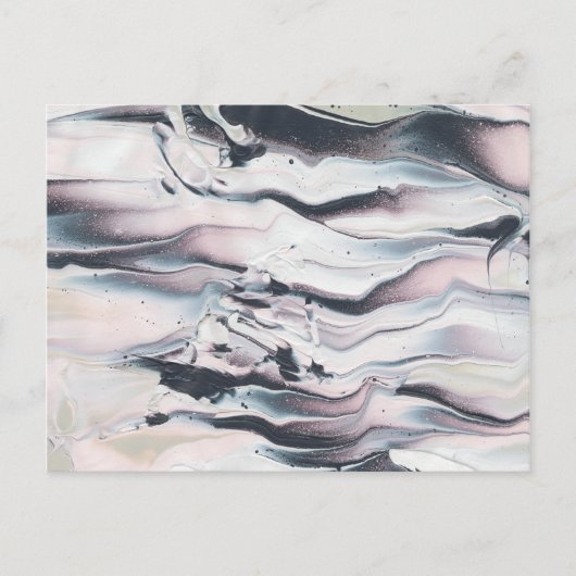 Marbling V Crop Briefkaart (Voorkant)