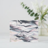 Marbling V Crop Briefkaart (Staand voorkant)