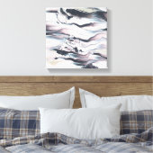 Marbling V Crop Canvas Afdruk (Insitu (Slaapkamer))