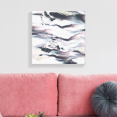 Marbling V Crop Canvas Afdruk (Insitu (Woonkamer))