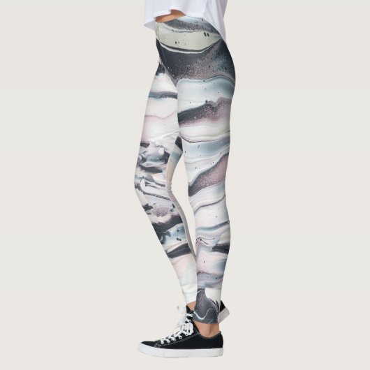 Marbling V Crop Leggings (Links)