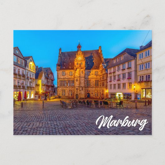 Marburg, Duitsland Briefkaart (Voorkant)