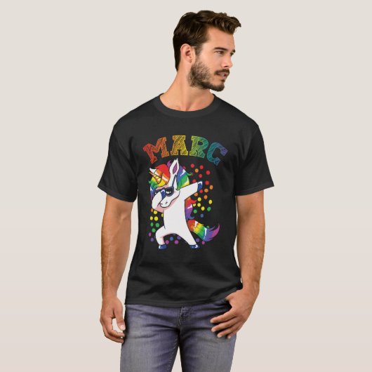 Marc Dabbing Unicorn T-shirt (Voorkant volledig)