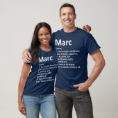MARC Definitie Gepersonaliseerde Naam Grappige Ver T-shirt (Unisex)