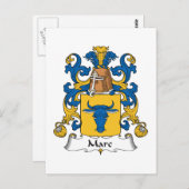 Marc Family Crest Briefkaart (Voorkant / Achterkant)