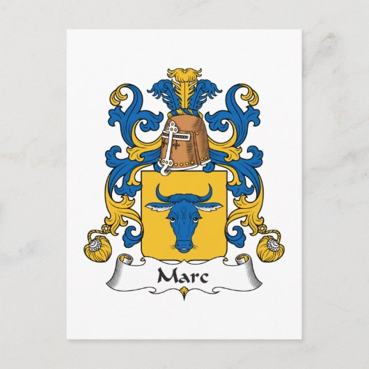 Marc Family Crest Briefkaart (Voorkant)