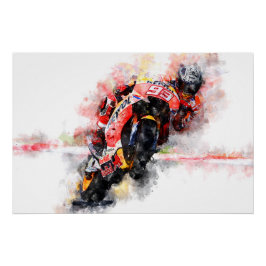 Marc Márquez 2017 Perfect Poster