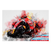 Marc Marquez Perfect Poster (Voorkant)