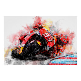 Marc Marquez Perfect Poster