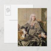 Marc Pierre de Voyer Count of Argenson Briefkaart (Voorkant / Achterkant)