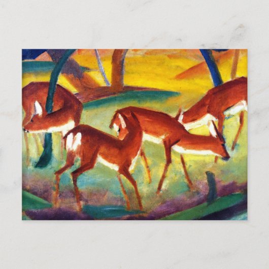 Marc - Red Deer I Briefkaart (Voorkant)