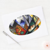 Marc - Sonatine voor Violin en Piano Ovale Sticker (Envelop)