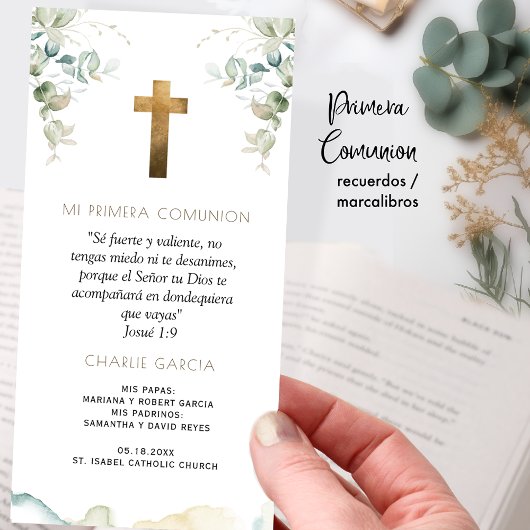 Marcalibros, Recuerdo Primera Comunión Botánico Bedankkaart