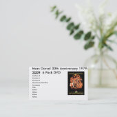 MARCDORCEL30, Marc Dorcel 30th Jubileum 1979... Visitekaartje (Staand voorkant)