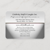 Marcea Personal Assistant Professional Round Edge Visitekaartje (Achterkant)