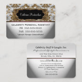 Marcea Personal Assistant Professional Round Edge Visitekaartje (Voorkant / Achterkant)