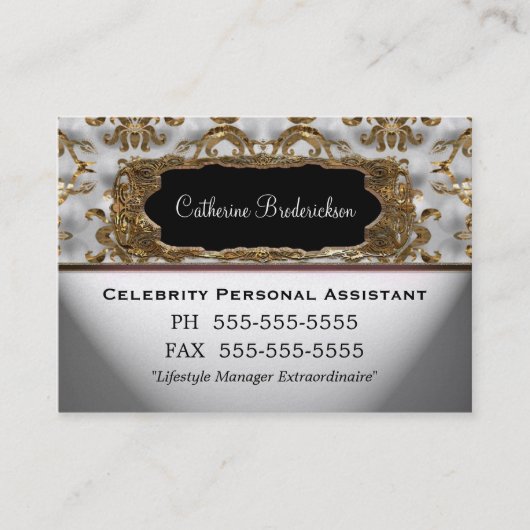 Marcee Personal Assistant Professional Visitekaartje (Voorkant)