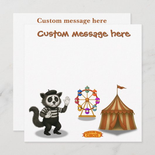 Marcel, civet mime (Voorkant / Achterkant)