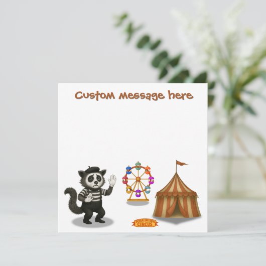 Marcel, civet mime (Staand voorkant)