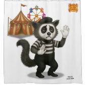 Marcel, civet mime douchegordijn (Voorkant)