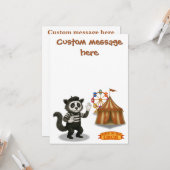 Marcel, civet mime kaart (Voorkant / Achterkant in situ)