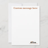 Marcel, civet mime kaart (Achterkant)