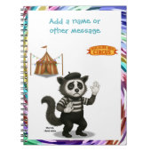 Marcel, civet mime notitieboek (Voorkant)