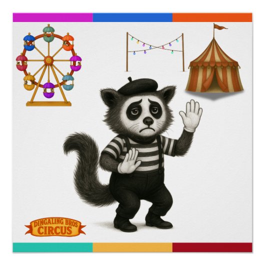 Marcel, civet mime perfect poster (Voorkant)