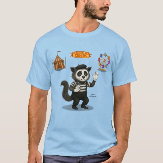 Marcel, civet-mime t-shirt (Voorkant)