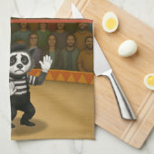 Marcel, civet-mime theedoek (Quarter Fold)