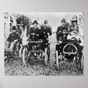 Marcel (d.1903) and Louis (1877-1944) Renault driv Poster