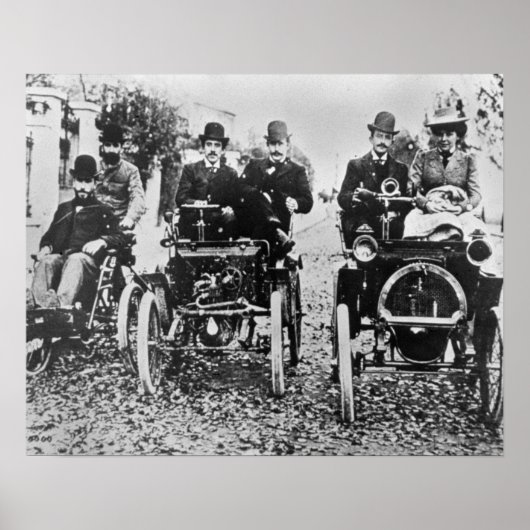 Marcel (d.1903) and Louis (1877-1944) Renault driv Poster (Voorkant)