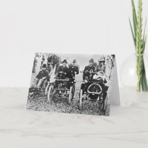 Marcel (d.1903) en Louis (1877-1944) Renault driv Kaart