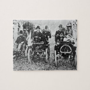 Marcel (d.1903) en Louis (1877-1944) Renault driv Legpuzzel