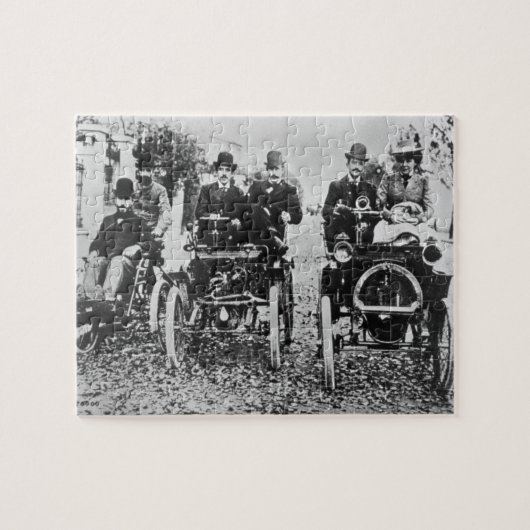 Marcel (d.1903) en Louis (1877-1944) Renault driv Legpuzzel (Horizontaal)