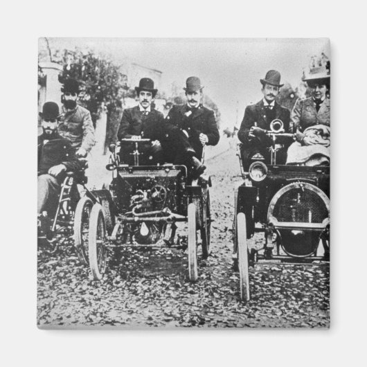 Marcel (d.1903) en Louis (1877-1944) Renault driv Magneet (Voorkant)