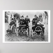 Marcel (d.1903) en Louis (1877-1944) Renault driv Poster (Voorkant)