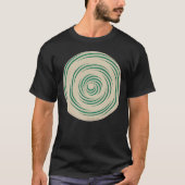 Marcel Duchamp Rotorelief GREEN T-Shirt (Voorkant)