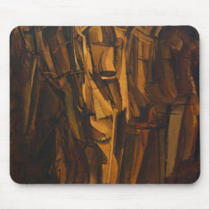 Marcel Duchamp Sad Young Man op een trein Muismat