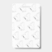 Marcel Duchamp's Fontein R.Mutt 1917 Badge (Achterkant)