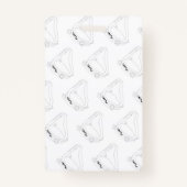 Marcel Duchamp's Fontein R.Mutt 1917 Badge (Achterkant)