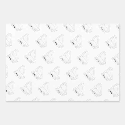 Marcel Duchamp's Fontein R.Mutt 1917 Inpakpapier Vel (Voorkant)