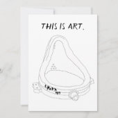 Marcel Duchamp's Fontein R.Mutt 1917 Kaart (Voorkant)