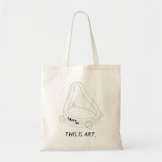 Marcel Duchamp's Fontein R.Mutt 1917 Tote Bag (Voorkant)