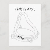 Marcel Duchamp's Fontein R.Mutt 1917 Uitnodiging Briefkaart (Voorkant)