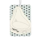 Marcel Duchamp's R.Mutt 1917 fontein Luchtverfrisser (Achterkant)