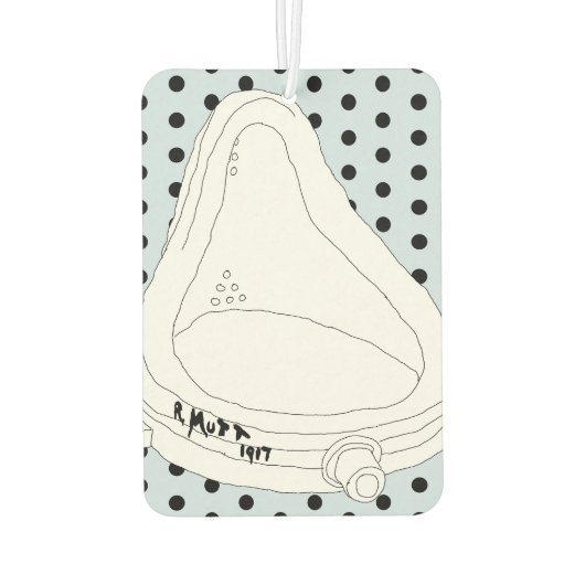 Marcel Duchamp's R.Mutt 1917 fontein Luchtverfrisser (Achterkant)